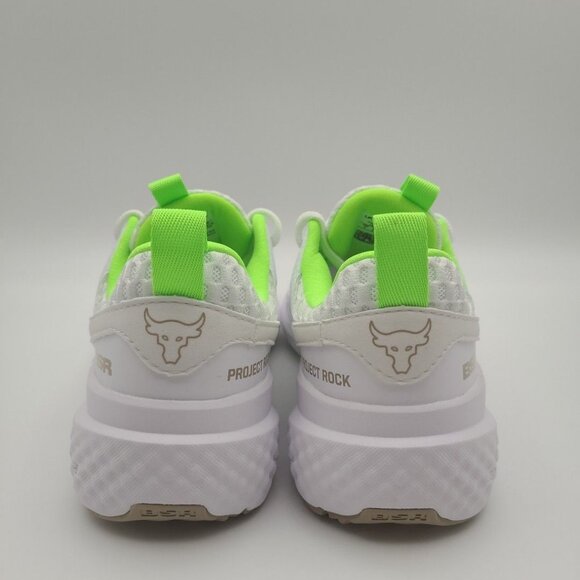 Under Armour Project Rock BSR 5 Women's Size 7 White Training Shoes 3028301-102 - Picture 5 of 8